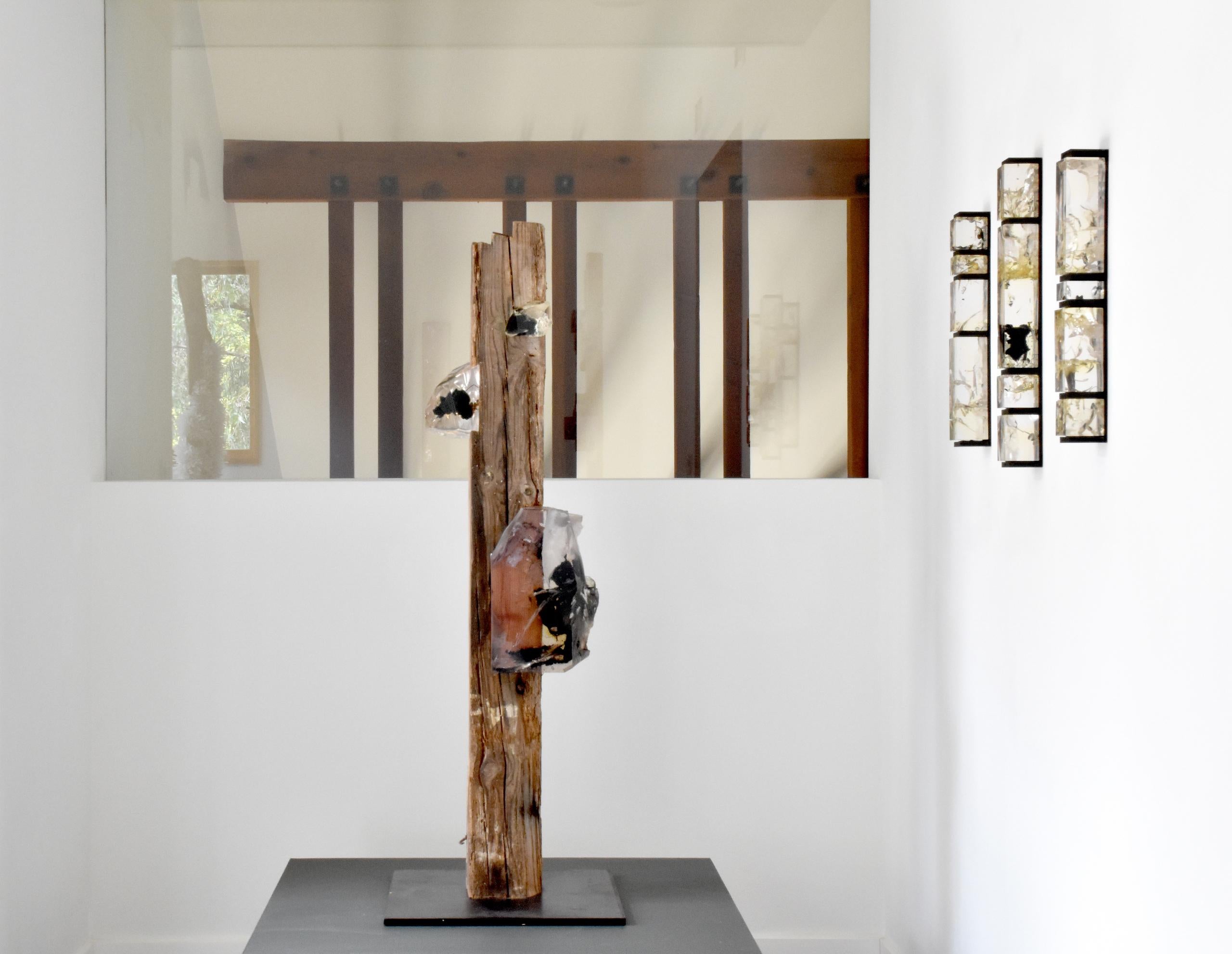 Viga 2 by Tom Price - Abstract sculpture, wood, future, synthetic, mineral, life For Sale 8