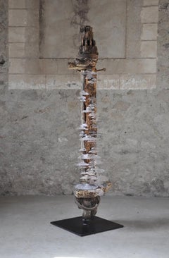 Tom Price - Viga 3 par Tom Price - Sculpture abstraite, bois, résine, synthétique, minéral, vie Viga 3 par Tom Price - Sculpture abstraite, bois, résine, synthétique, minéral, vie