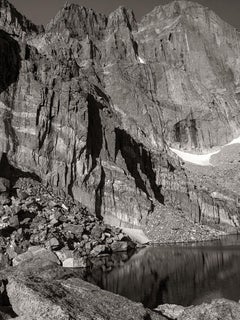 Le lac Chasm, photographie, encre d'archives