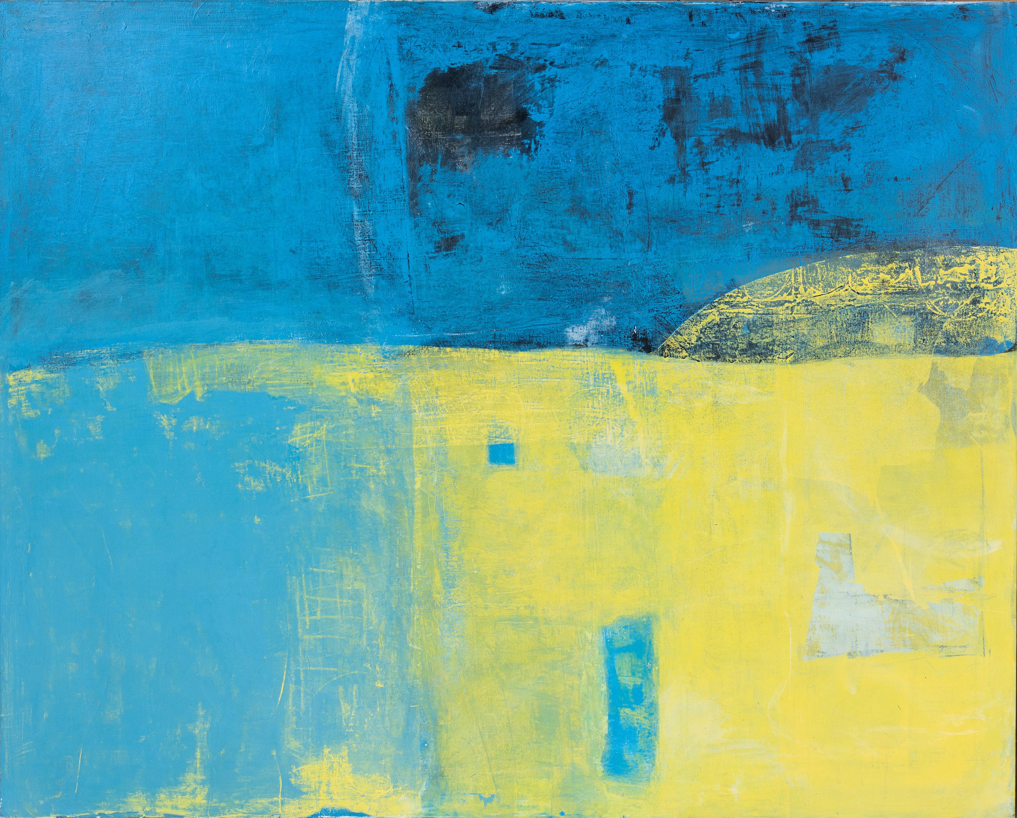 Blue and Yellow abstract by Tom Reno
60