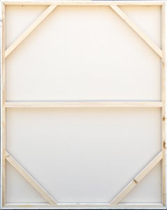 Blue, Ochre, Black and White Abstract