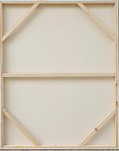 Blu, ocra, bianco e nero astratto