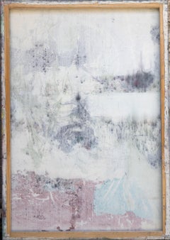 Gray and Yellow Abstract with Scarigraphy