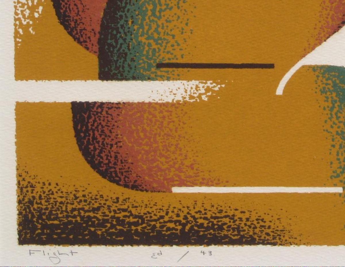 Tom Robertson Original Serigraph, circa 1940s, 