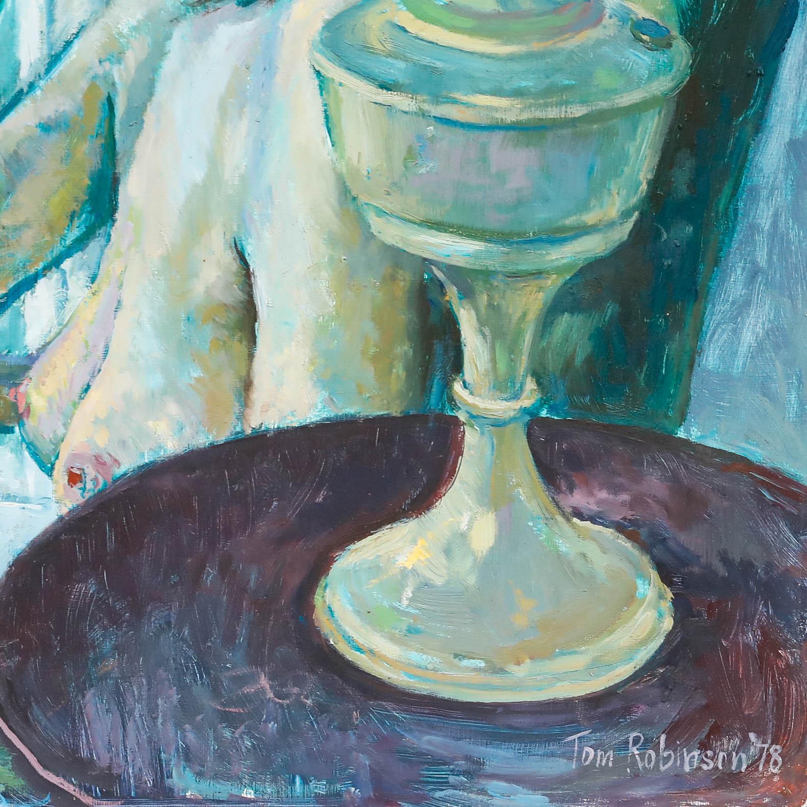 Tom Robinson - 20th Century Oil, Model Resting For Sale 4
