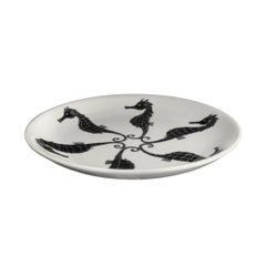 Tom Rooth Circling Seahorses Platter – Handmade Ceramic