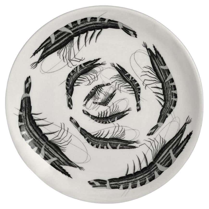 Tom Rooth Prawnography Platter – Handmade Ceramic For Sale at 1stDibs
