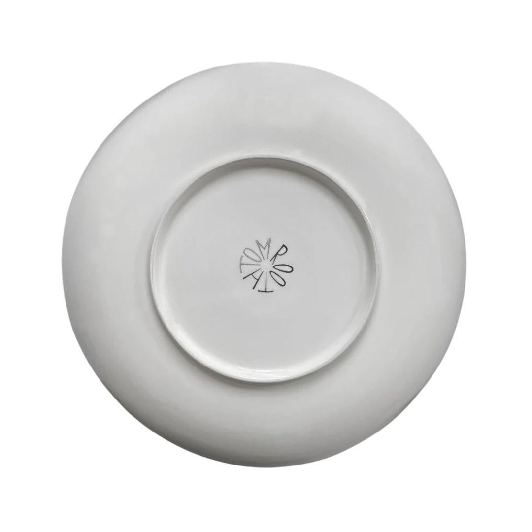 Moderno Piatto di pesce palla di Tom Rooth - Ceramica fatta a mano in vendita