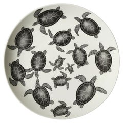 Piatto da portata Tom Rooth Turtle Traffic - Ceramica fatta a mano