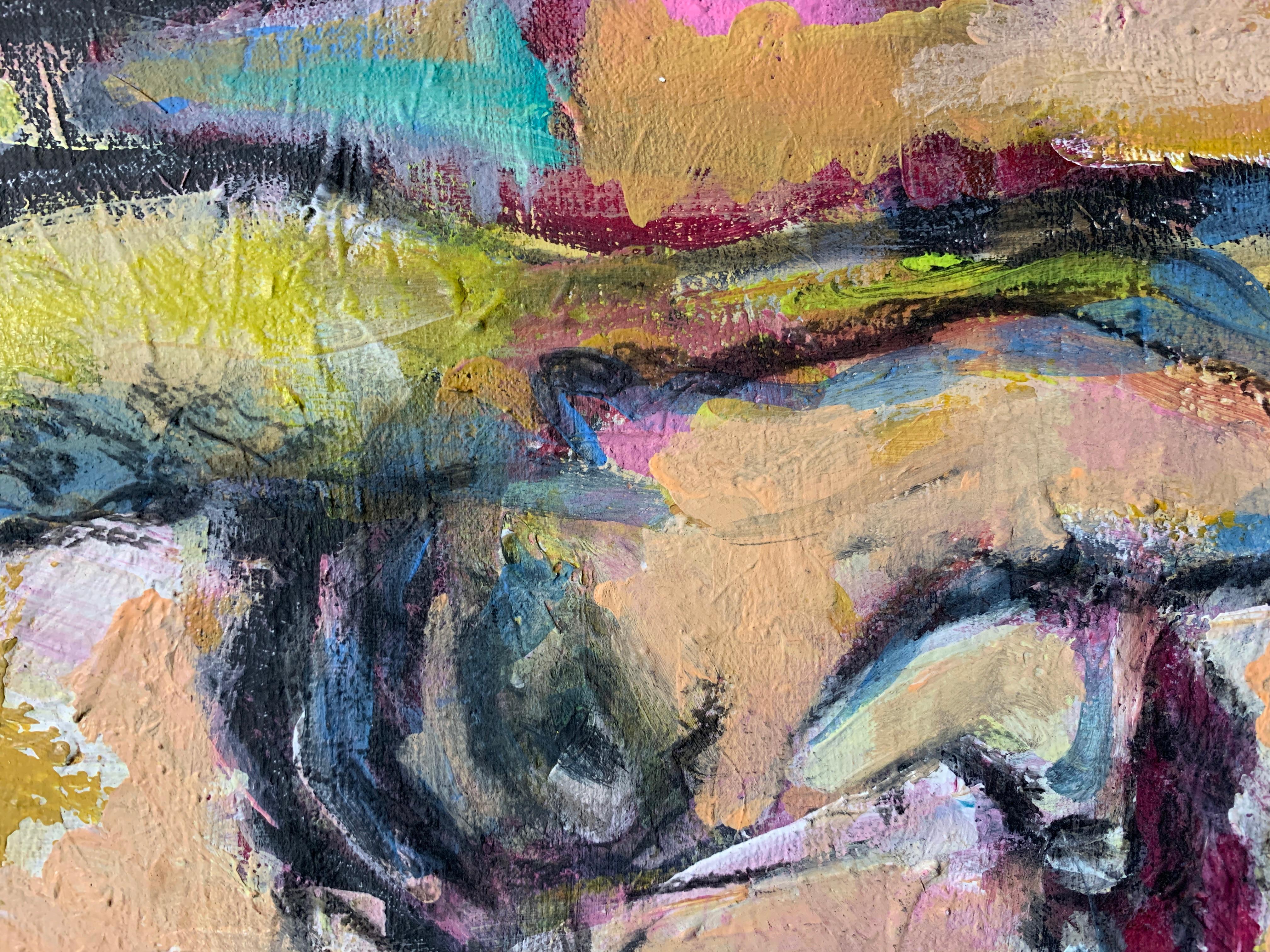 Francis Bacon (Original) - Pop Art Painting by Tom Russell