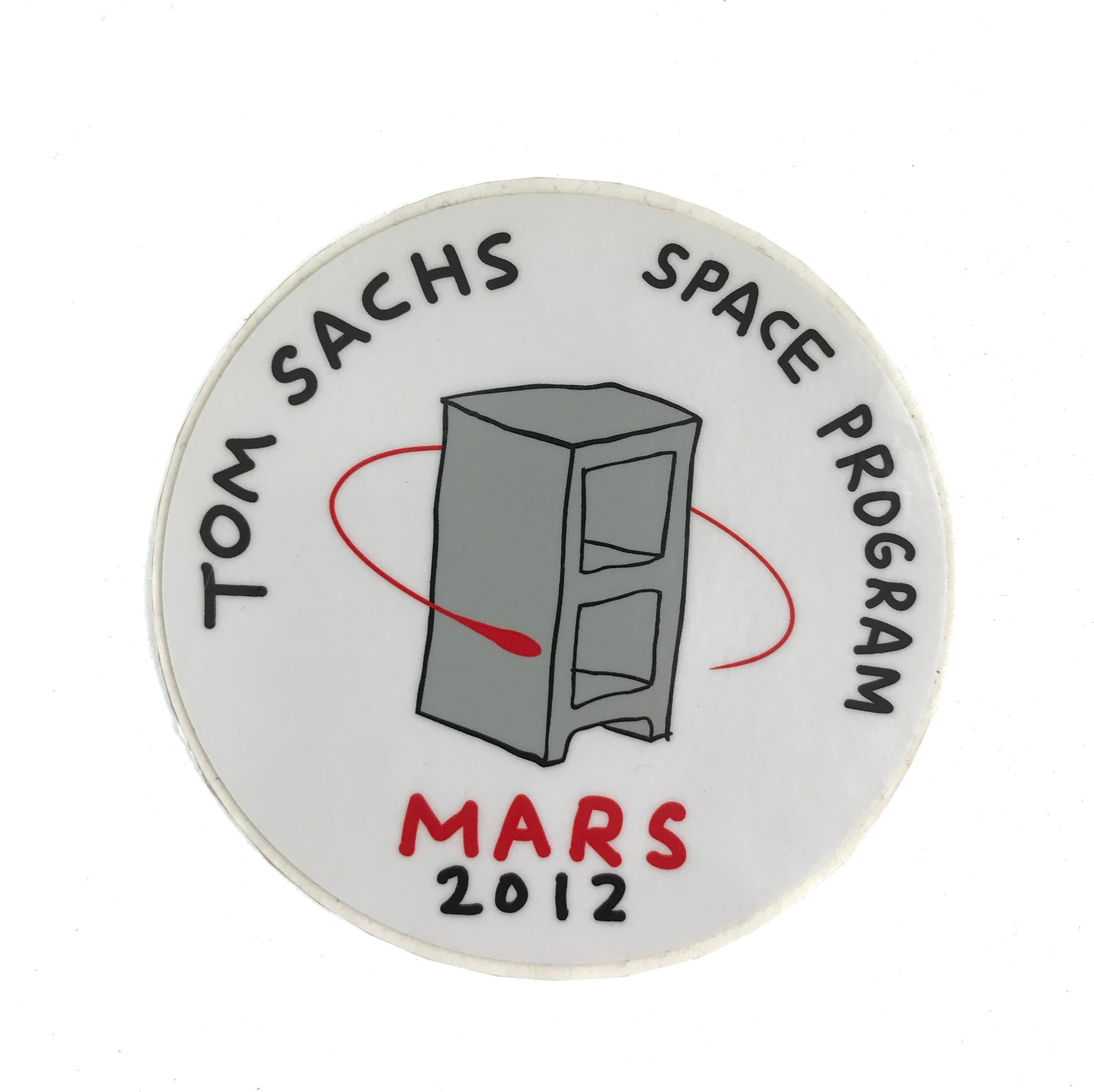 Tom Sachs Space Program MARS sticker, 2012 (sold out)