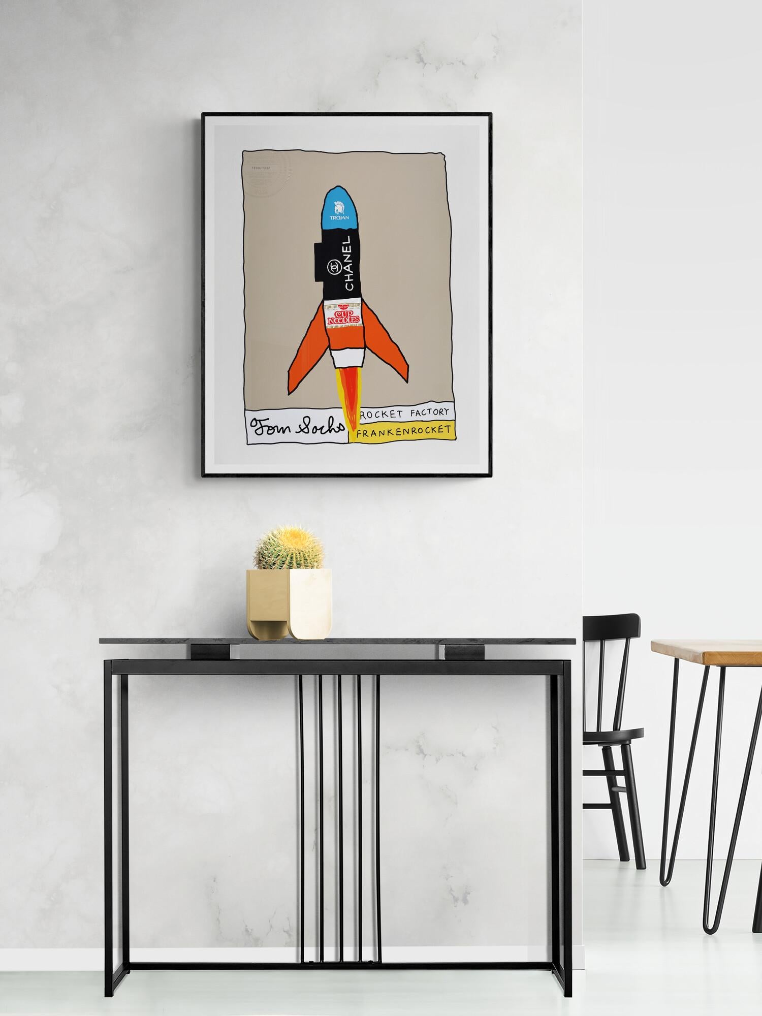 TOM SACHS - TOO DARN HOT Limited Modern Conceptual Space Rocket Design Chanel For Sale 5