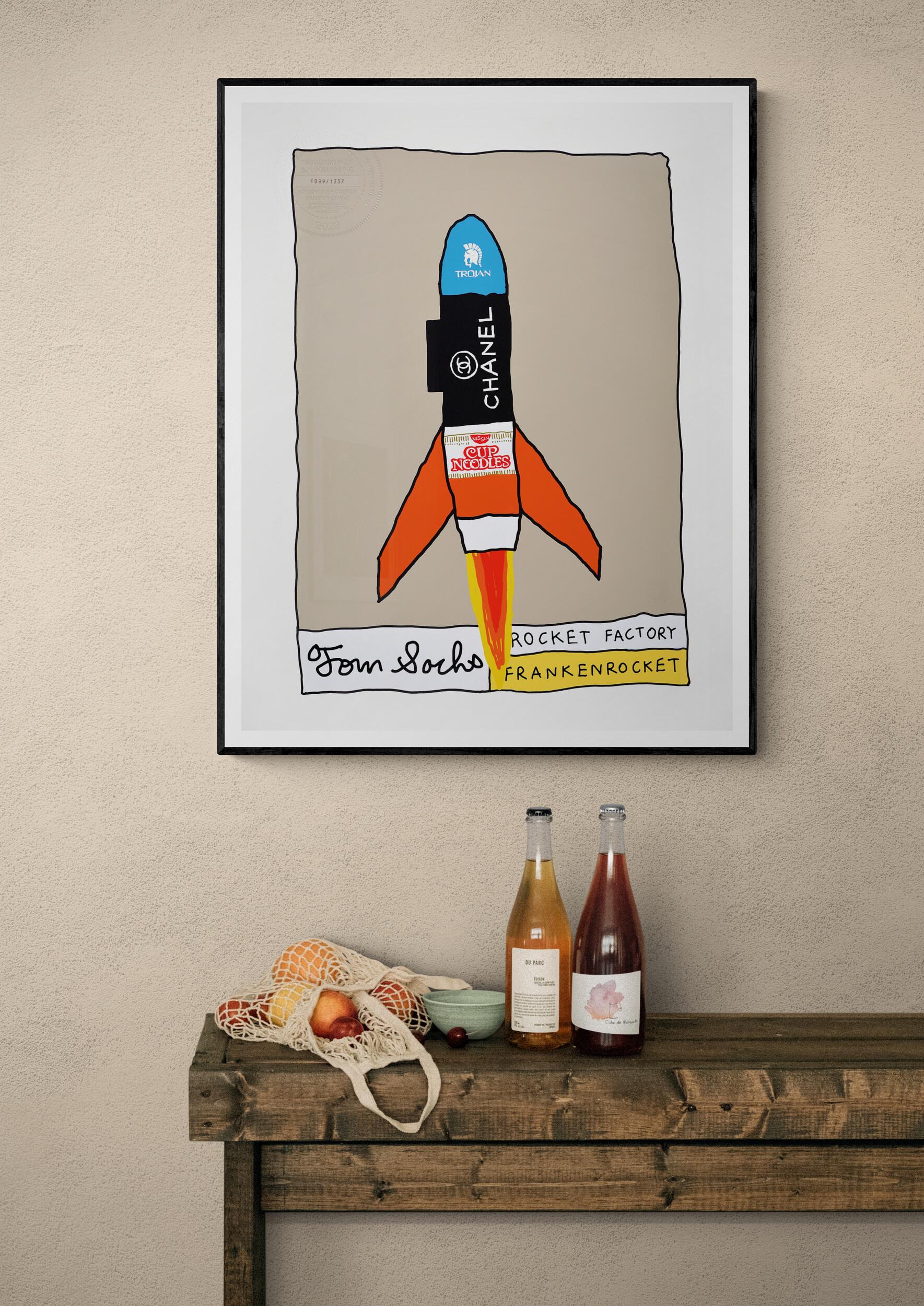 TOM SACHS - TOO DARN HOT Limited Modern Conceptual Space Rocket Design Chanel For Sale 6
