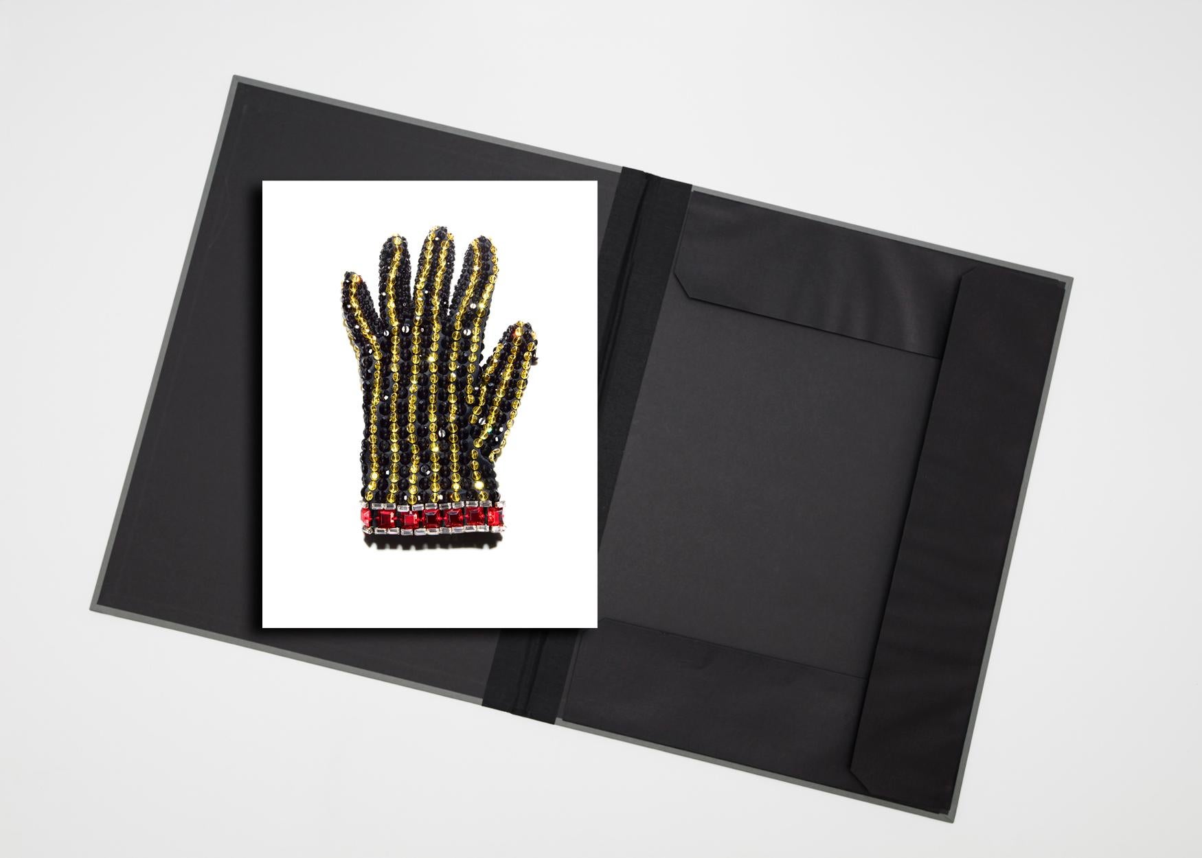 Tom Schierlitz Still-Life Print - Black Glove Michael Jackson ( photograph in archival artwork portfolio binder )