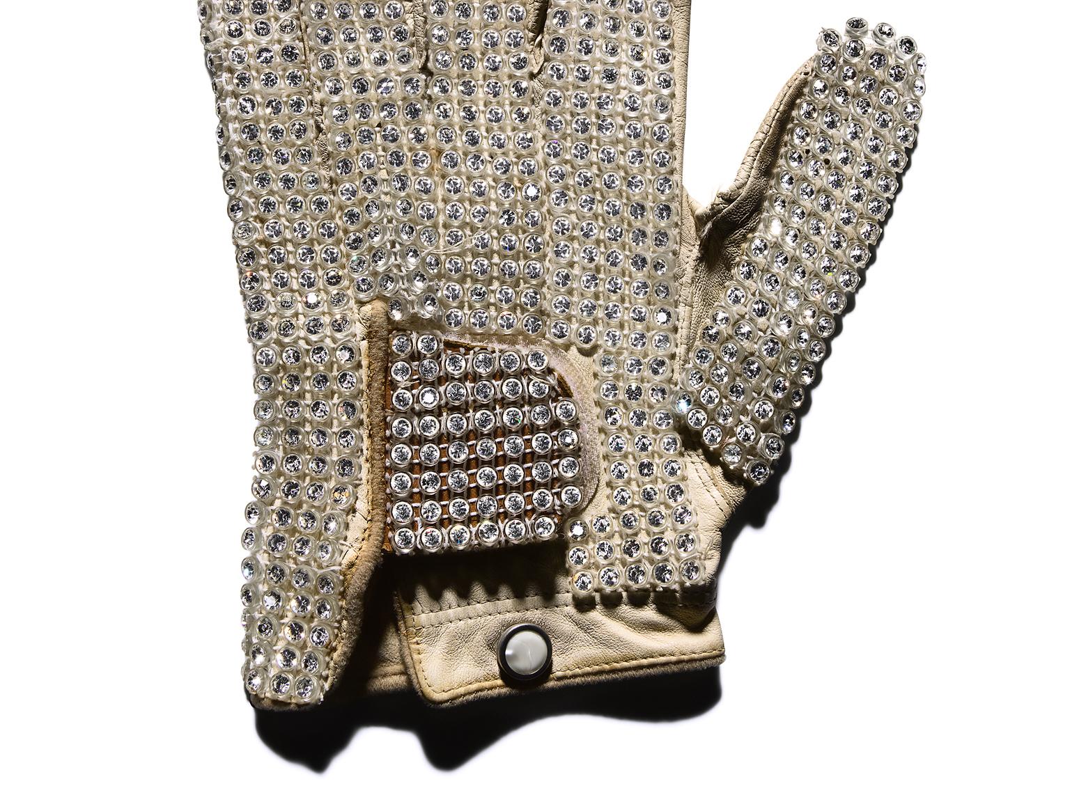 White Glove ( Michael Jackson ) - large format photograph of iconic rhinestones - Photograph by Tom Schierlitz