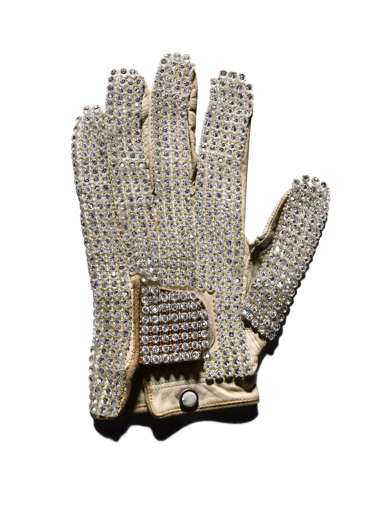 White Glove ( Michael Jackson )  - large format photograph of iconic rhinestones