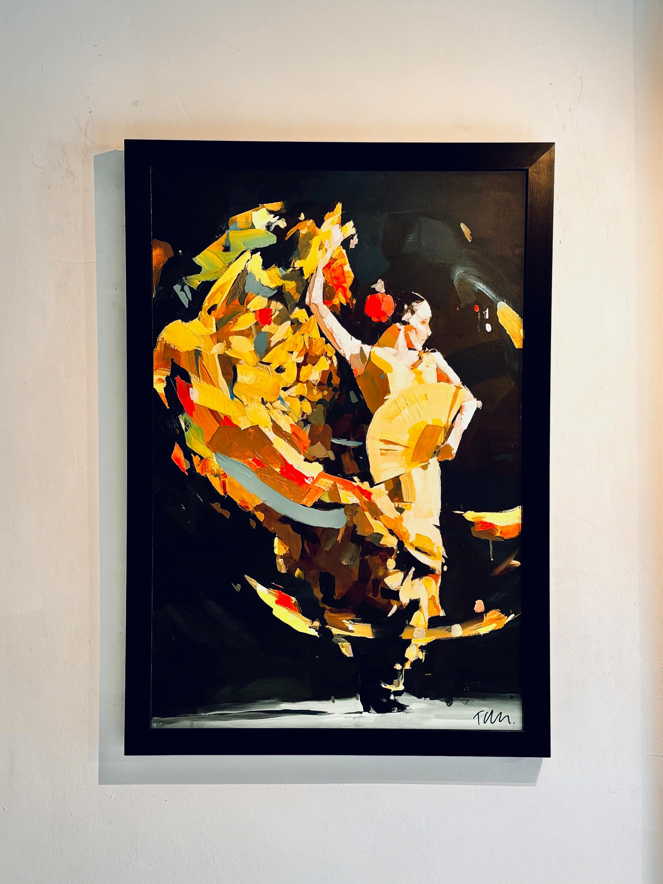 Anima Surgens - original dance impressionism oil painting - contemporary art - Contemporary Painting by Tom Searles