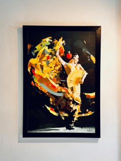 Anima Surgens - original dance impressionism oil painting - contemporary art