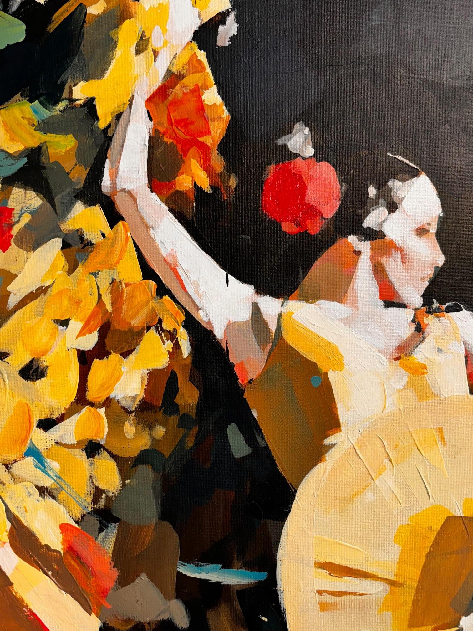 Anima Surgens - original dance impressionism oil painting - contemporary art For Sale 1