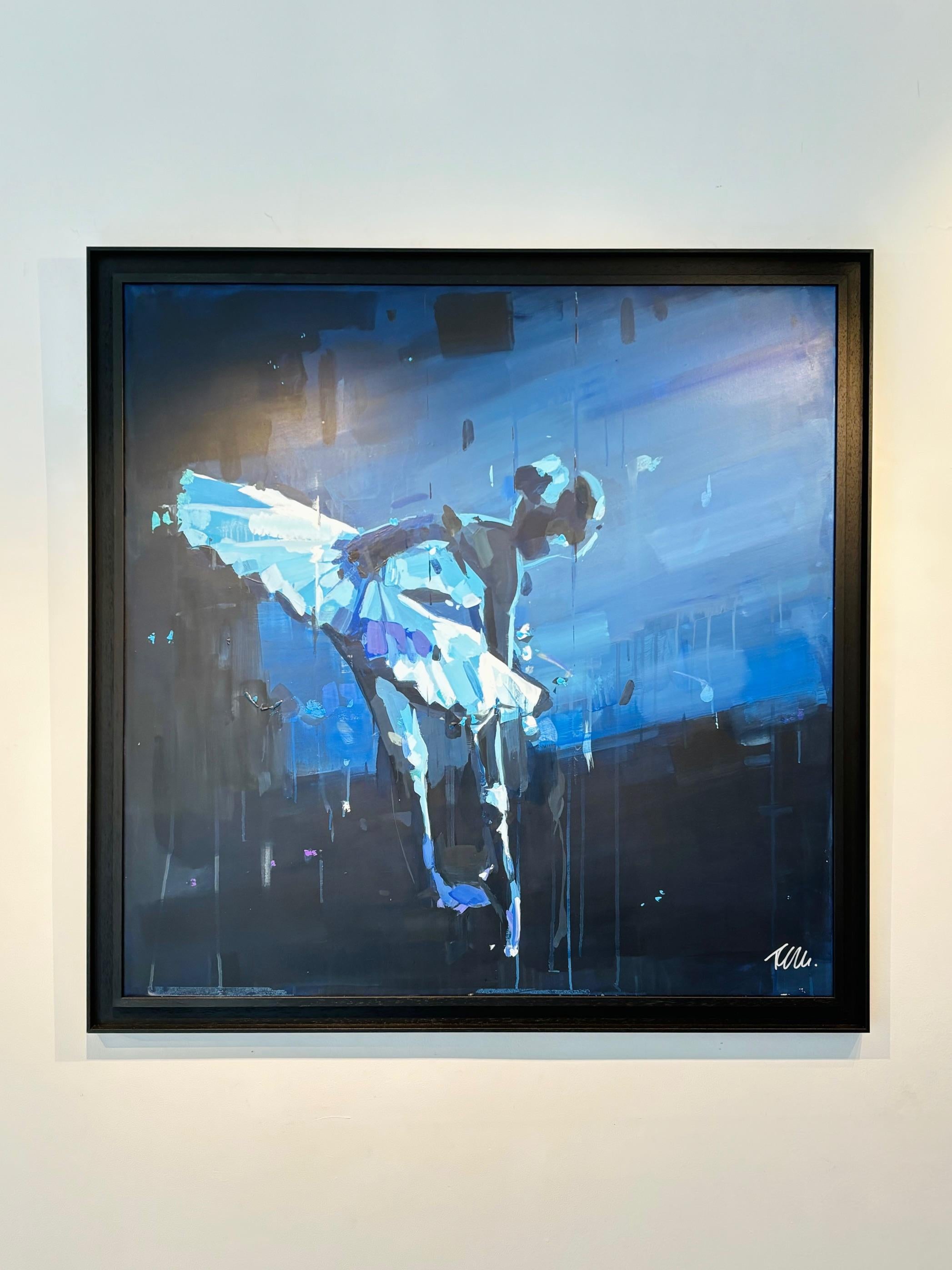 Ecos del escenario-obra de arte original-pintura figurativa contemporánea - Painting de Tom Searles
