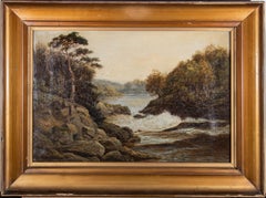 Tom Seymour (1844-1904) – Ölgemälde, „Flowing Down To The Lowlands“, spätes 19. Jahrhundert