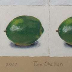 "Lime (36)" Mixed Media, Colored Pencil & Pastel, on Paper signed by Tom Shelton