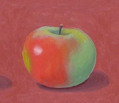 "Apples A to Z, " Oil & Ink on Canvas by Tom Shelton