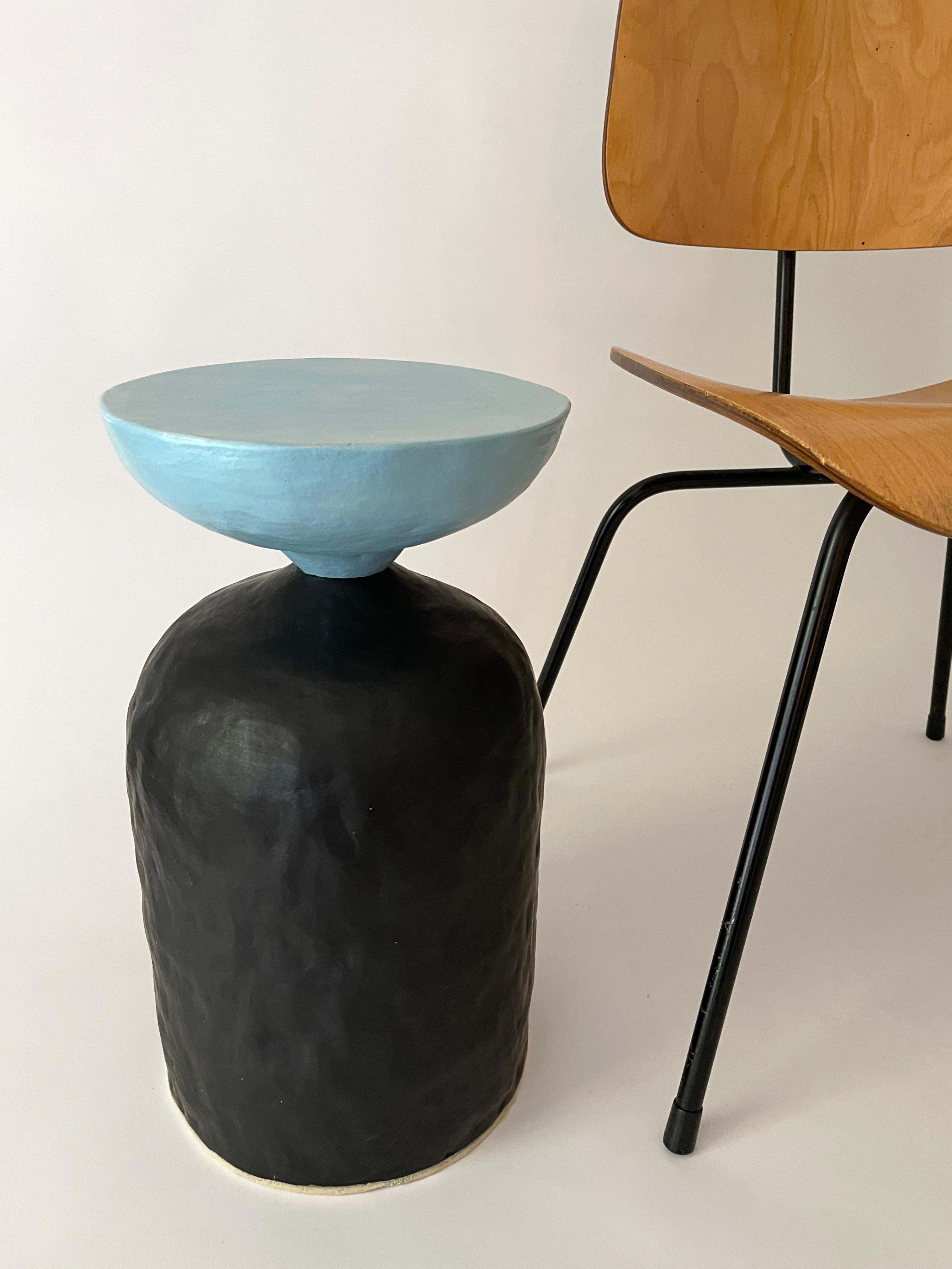 Tom side table by Meg Morrison
Materials: Ceramic.
One of a kind.
Dimensions: D 25.5 x H 43.2 cm.

All sizes are approximate. Please contact us.

Meg Morrison is an artist in Richmond, Virginia currently working in ceramics. Meg holds an MFA in