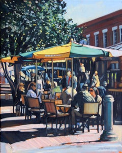 "Saturday In Savannah" Colorful Market Scene