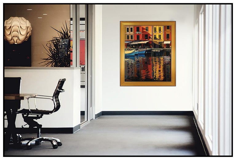 Tom Swimm - Tom Swimm Oil Painting On Canvas Large Original Italian ...