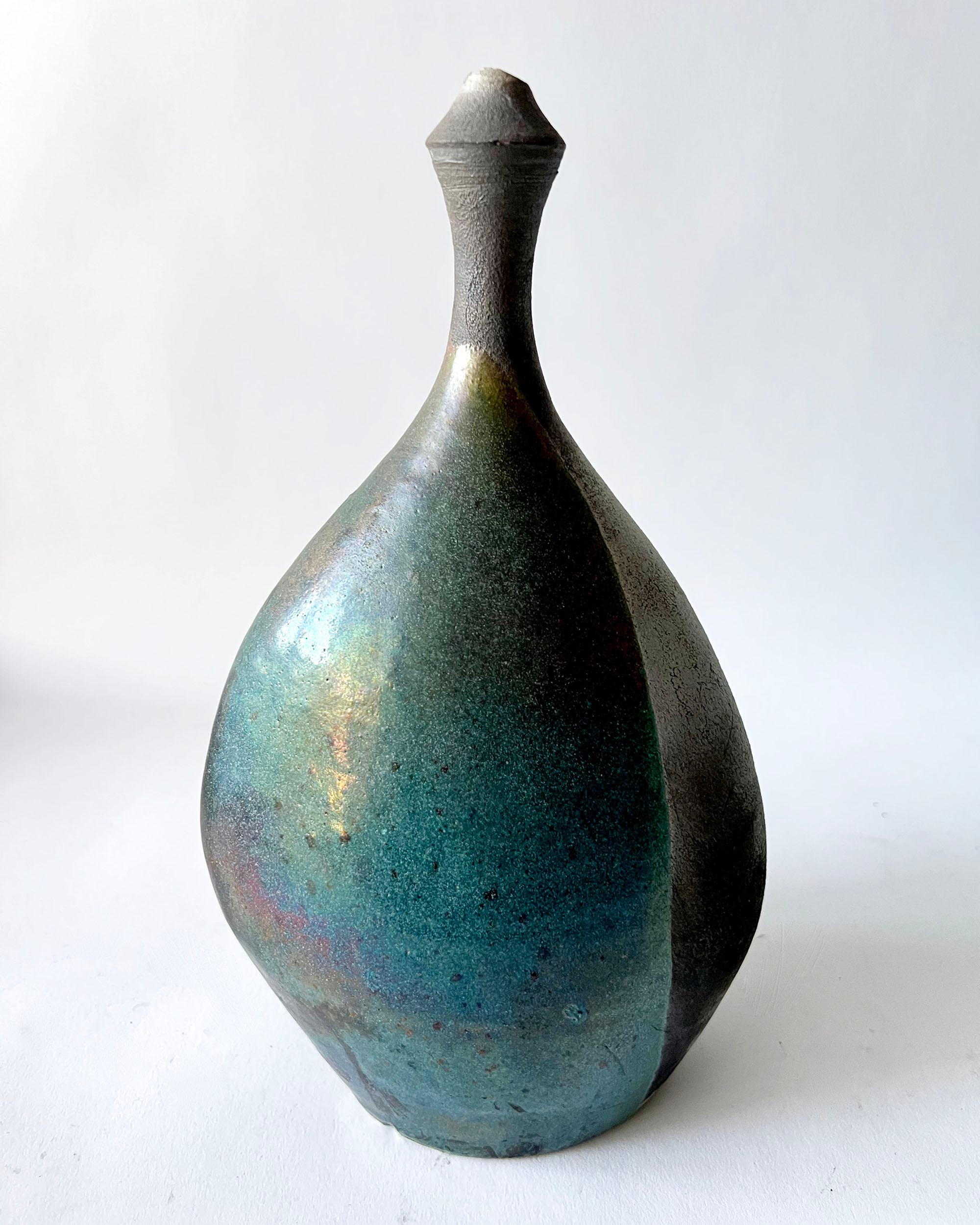 Late 20th Century Tom Tomas Collins California Studio Stoneware Pottery Bottle Vase Collection