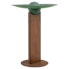 Tom Torrens. Fountain in oxidized copper corten steel. 1990s.