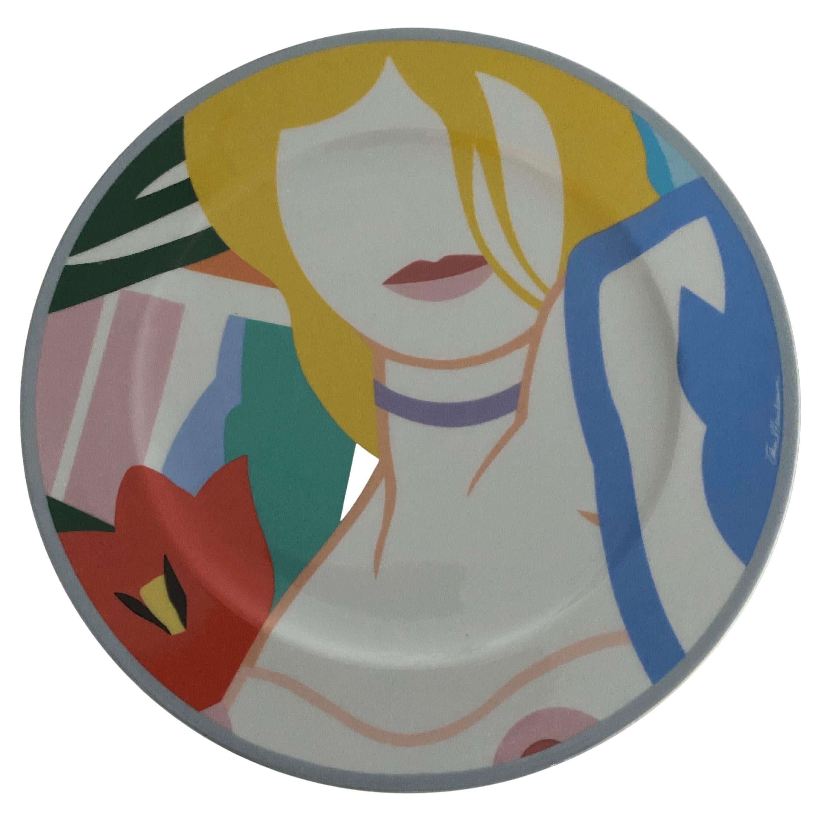 Tom Wesselmann ‘Blonde Vivienne’ Decorative Plate For Sale
