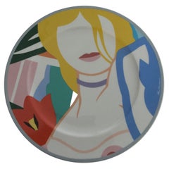 Plato decorativo 'Rubia Vivienne' de Tom Wesselmann