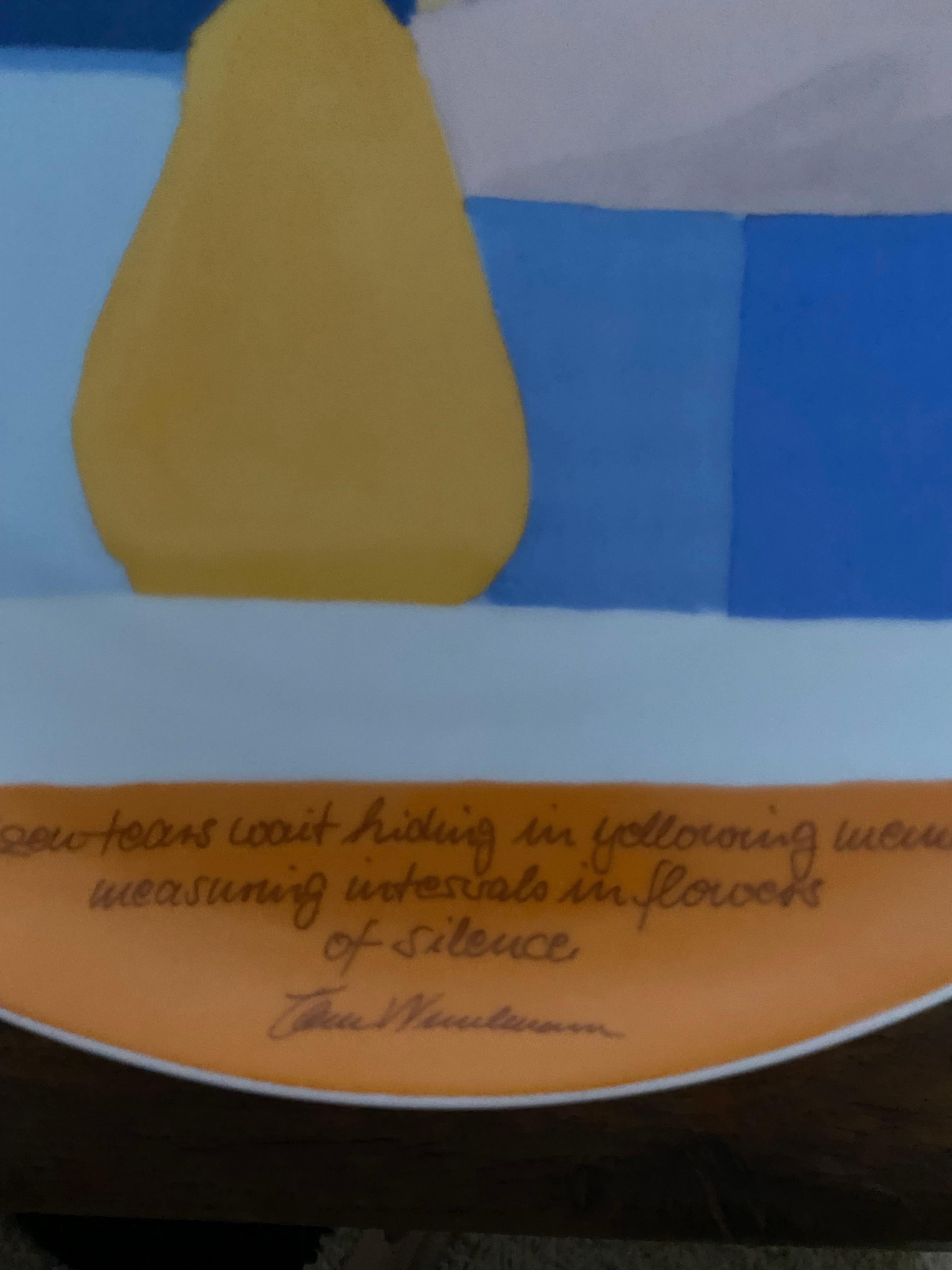 Fin du 20e siècle Assiette décorative Tom Wesselmann 