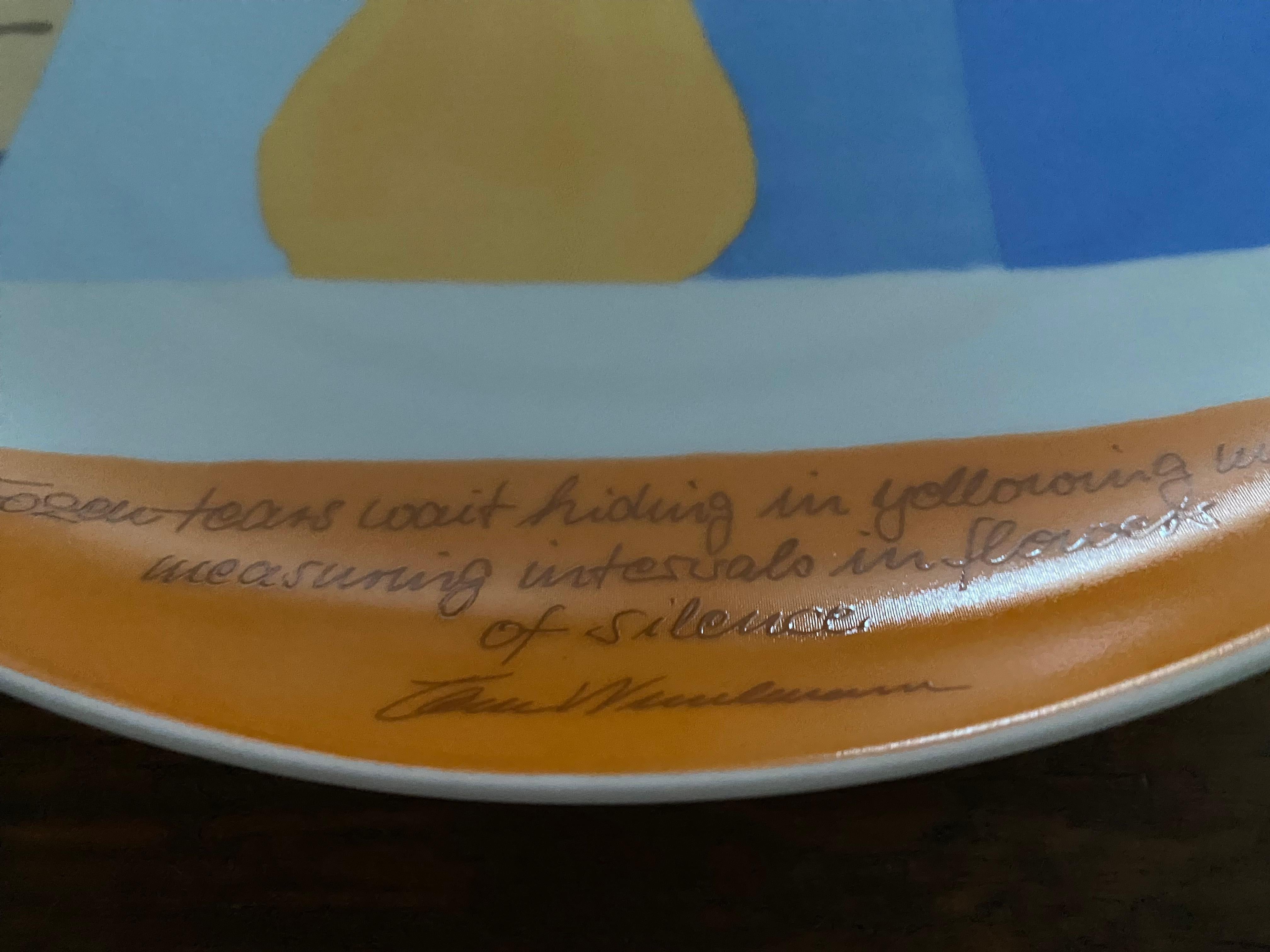 Assiette décorative Tom Wesselmann 