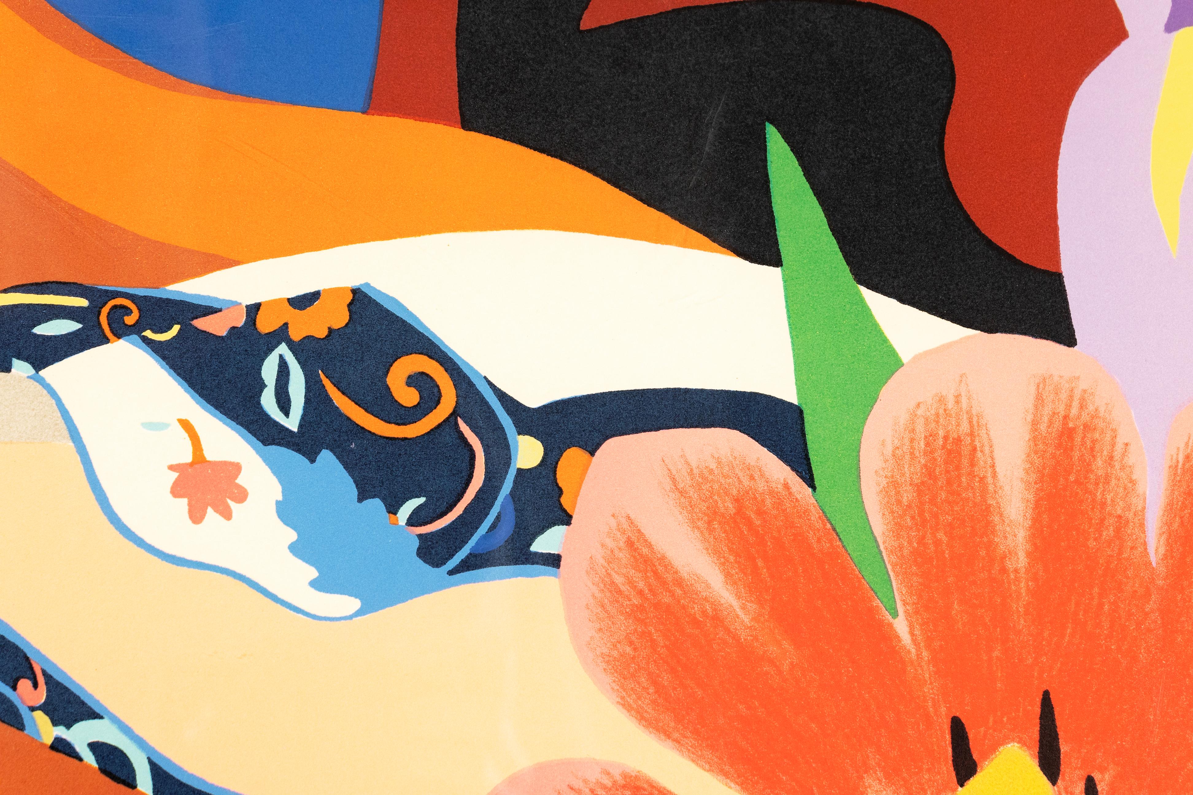 Tom Wesselmann Lulu Signé 1982 Sérigraphie couleur contemporaine sur papier 206/250 Bon état - En vente à Keego Harbor, MI