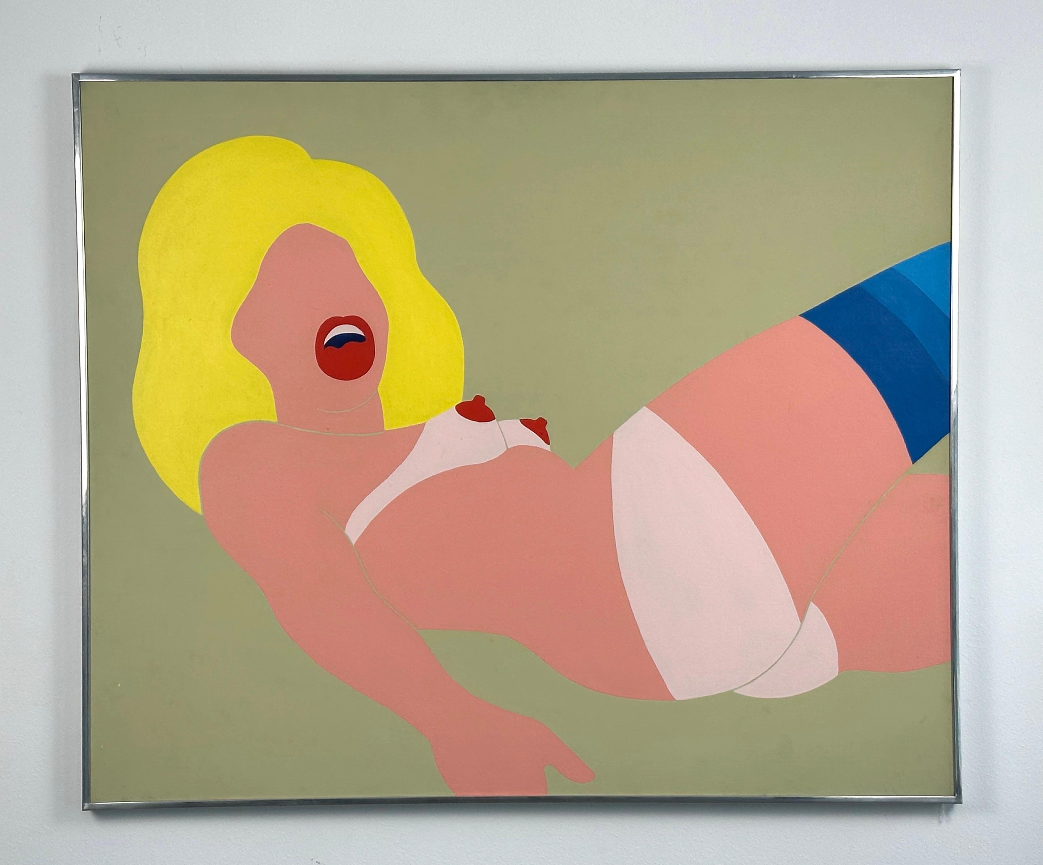 Femme nue (peinture Pop Art) en vente 1