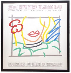 1985 After Tom Wesselmann 'Monica, 23rd New York Film Festival' Multicolor