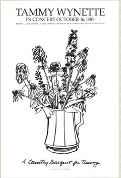 1989 nach Tom Wesselmann „Country Bouquet mit Delphinium (für Tammy Wynette)“ 