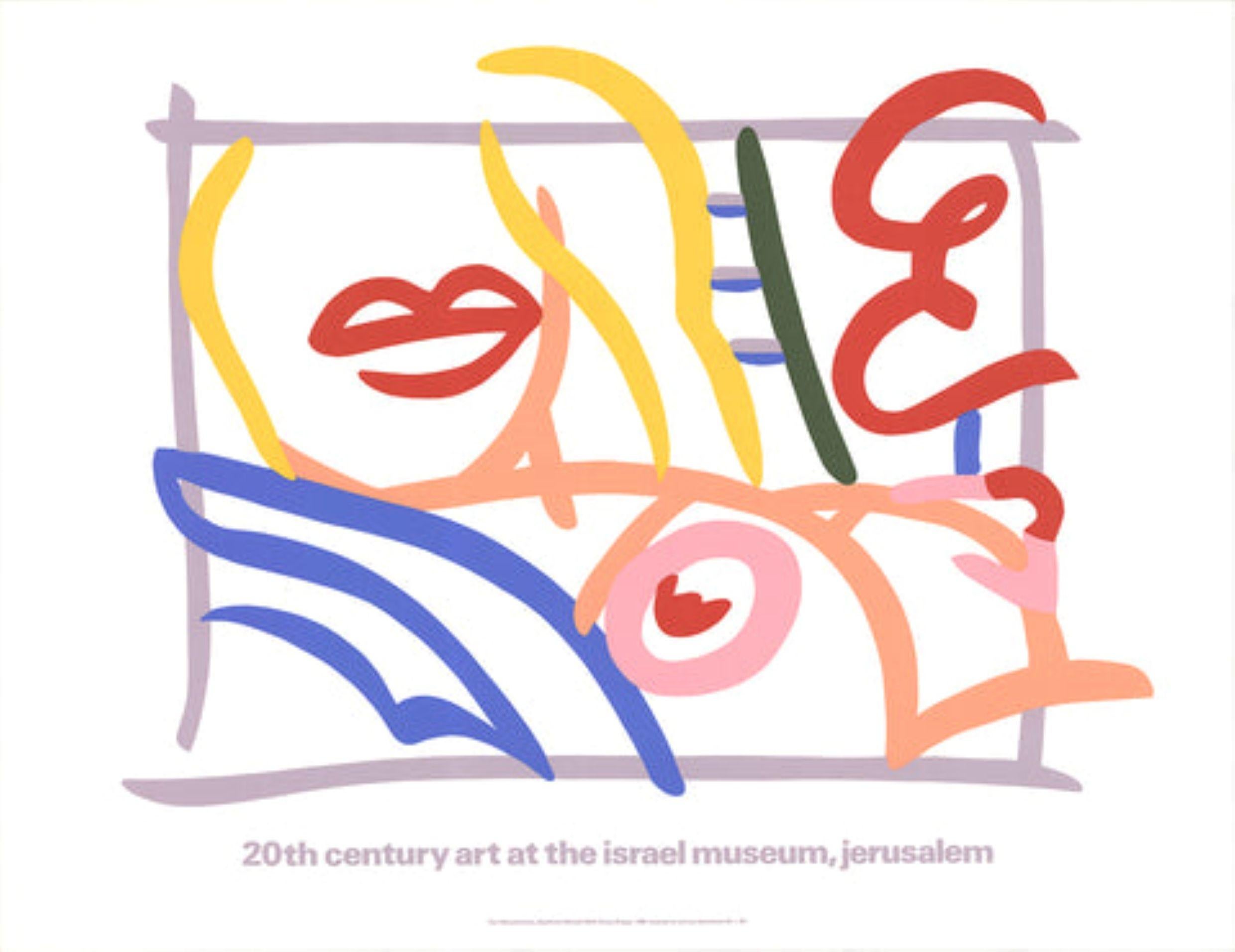 Bedroom Blonde With Green Drape By Tom Wesselmann