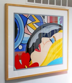 Bedroom Face with Lichtenstein Signed Tom Wesselmann Numbered 5/65, 1997