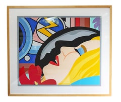 Bedroom Face with Lichtenstein Signed Tom Wesselmann Numbered 5/65, 1997
