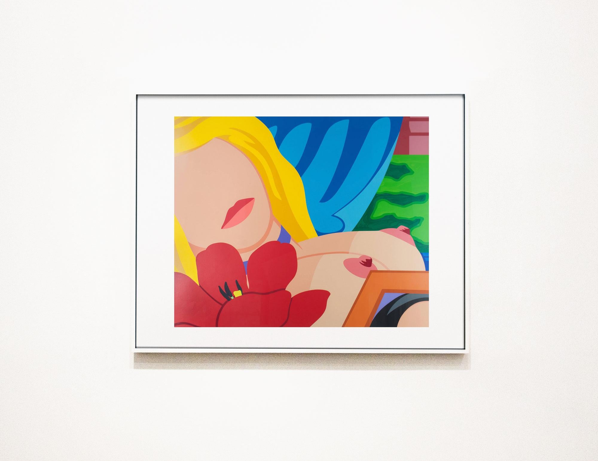 Blondes Schlafzimmerschmuck – Print von Tom Wesselmann