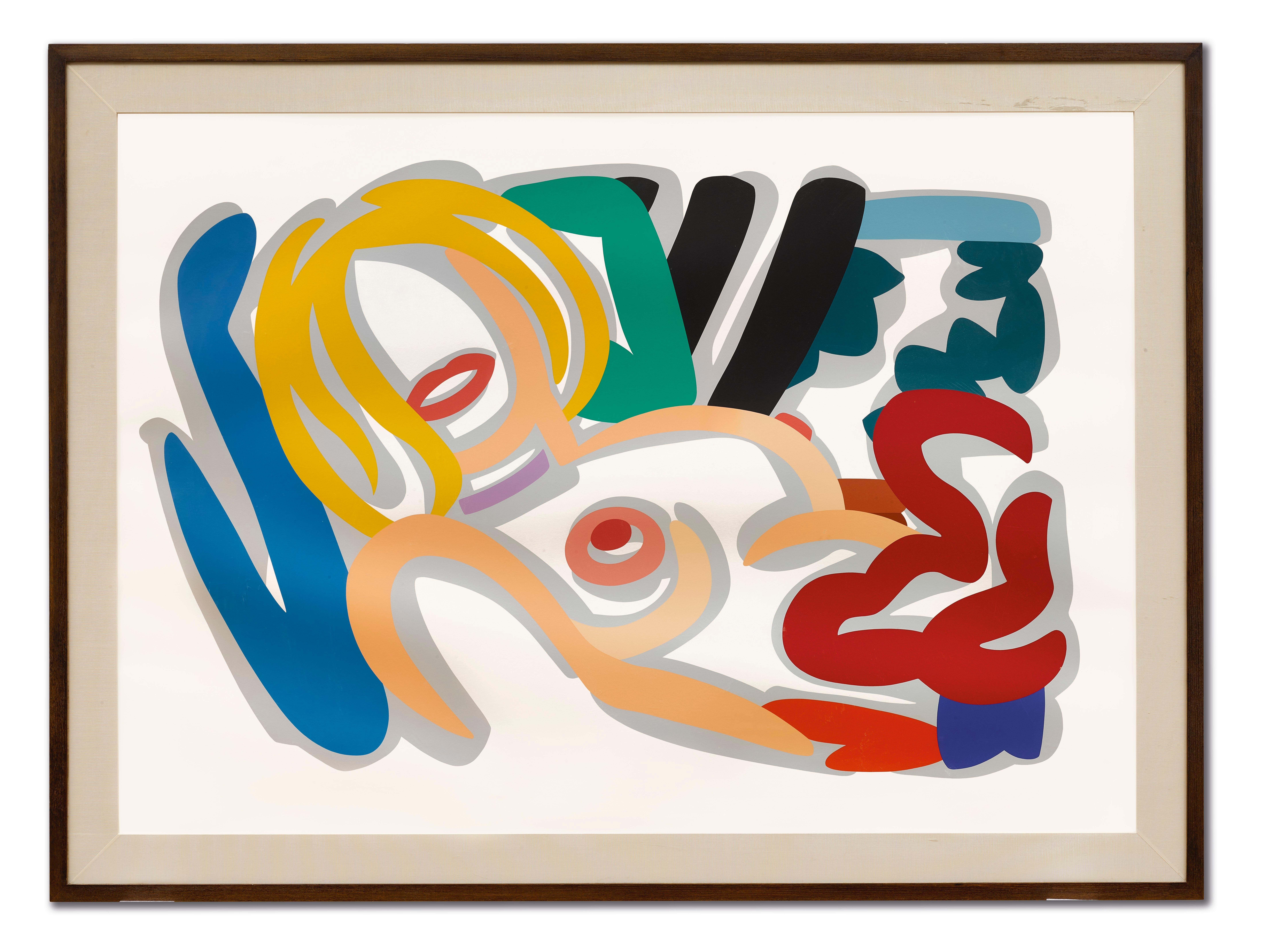 Tom Wesselmann Nude Print - Big Blonde with Choker