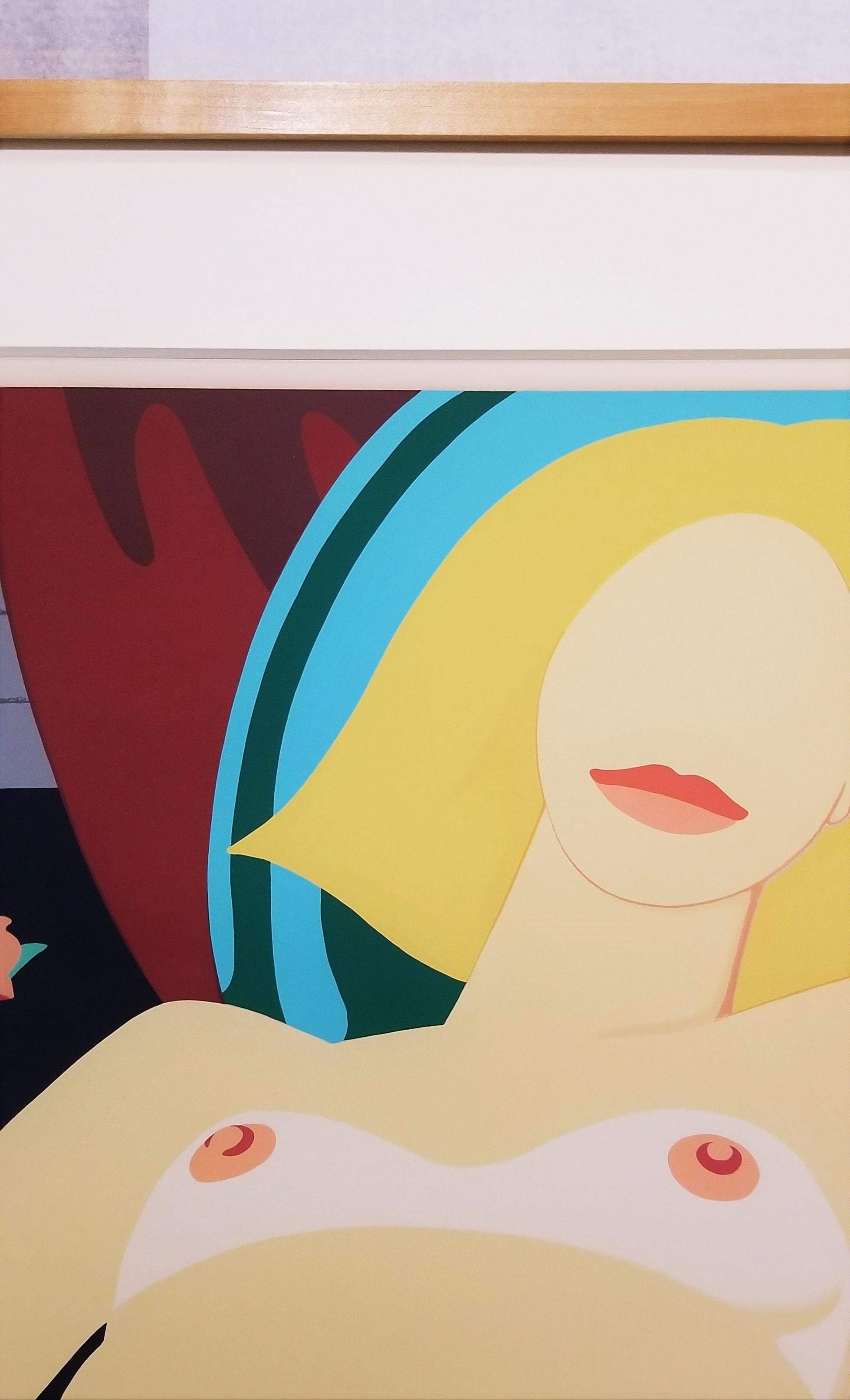 An original signed screenprint and lithograph on Arches 88 paper by American artist Tom Wesselmann (1931-2004) titled 