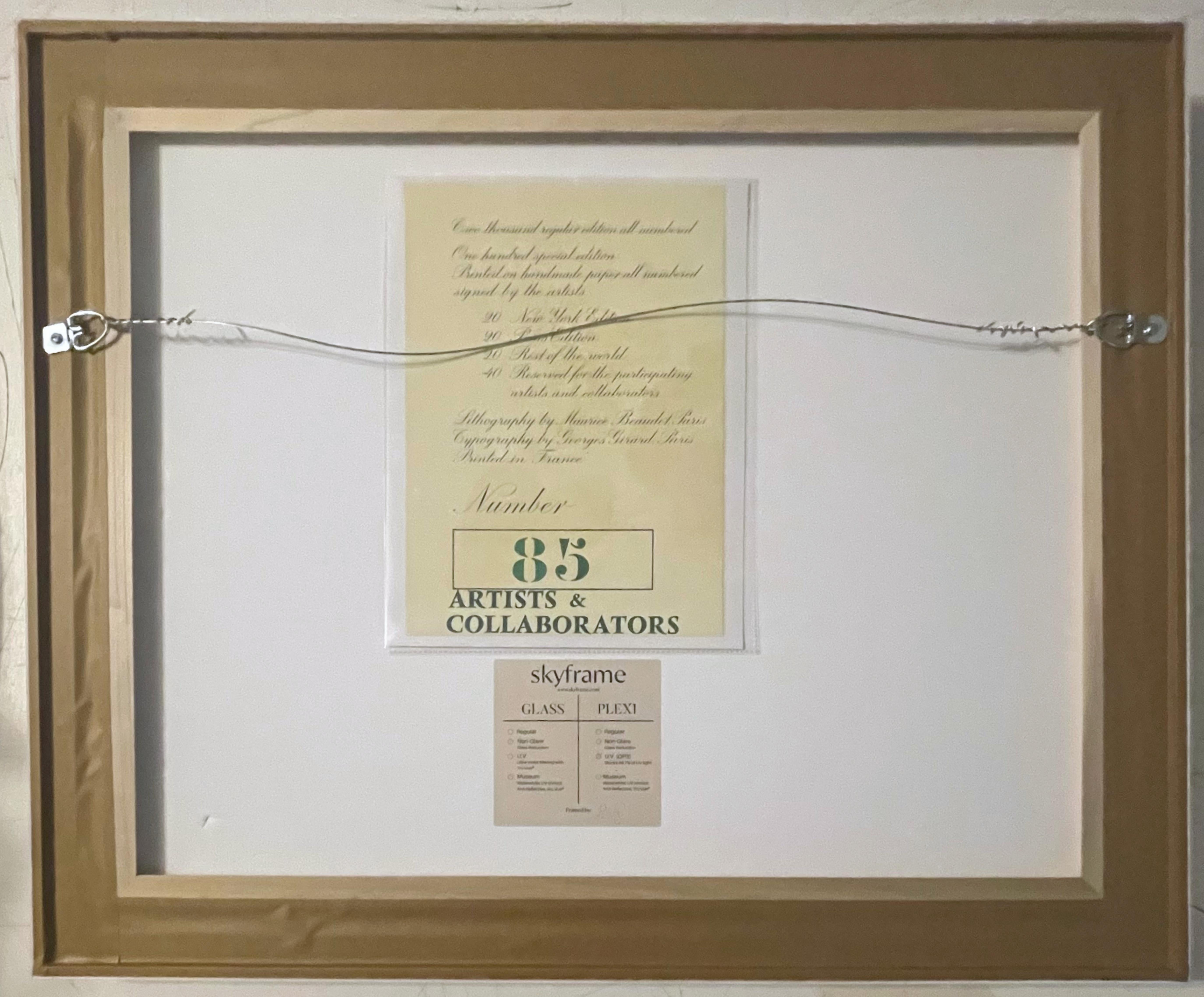 Deluxe Hand Signed Edition of 100, Pop Art Still Life from 1 Cent Life, Framed - Print by Tom Wesselmann