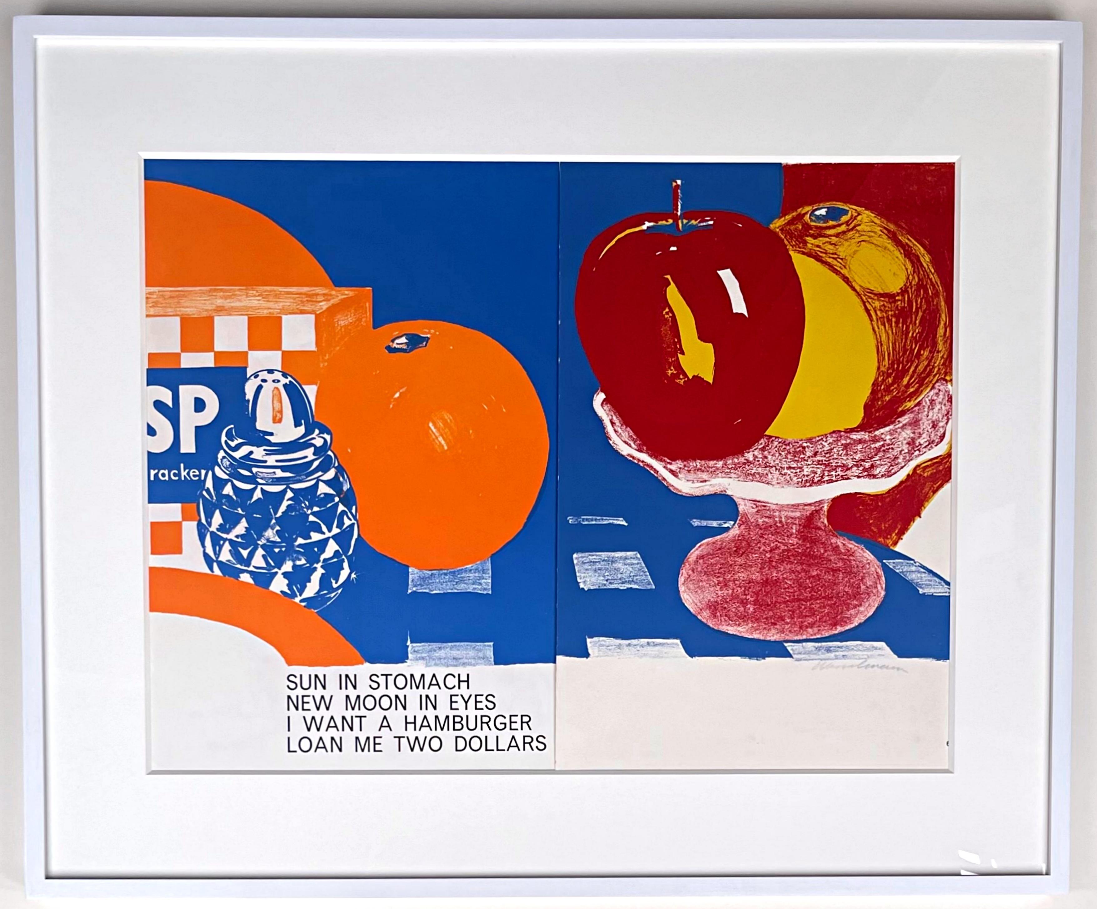 Deluxe Hand Signed Edition of 100, Pop Art Still Life from 1 Cent Life, Framed