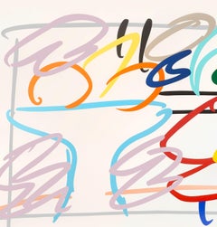 'Fast Sketch of Still life with Abstract Painting'