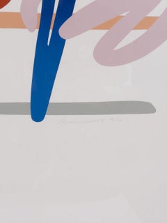 "Fast Sketch Still Life With Abstract" signed serigraph by artist Tom Wesselmann